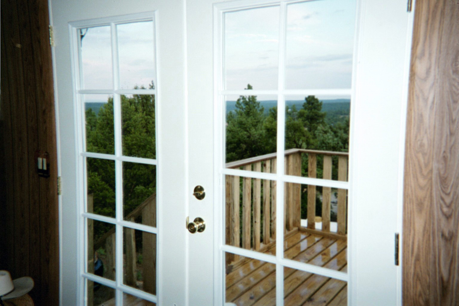 french door view